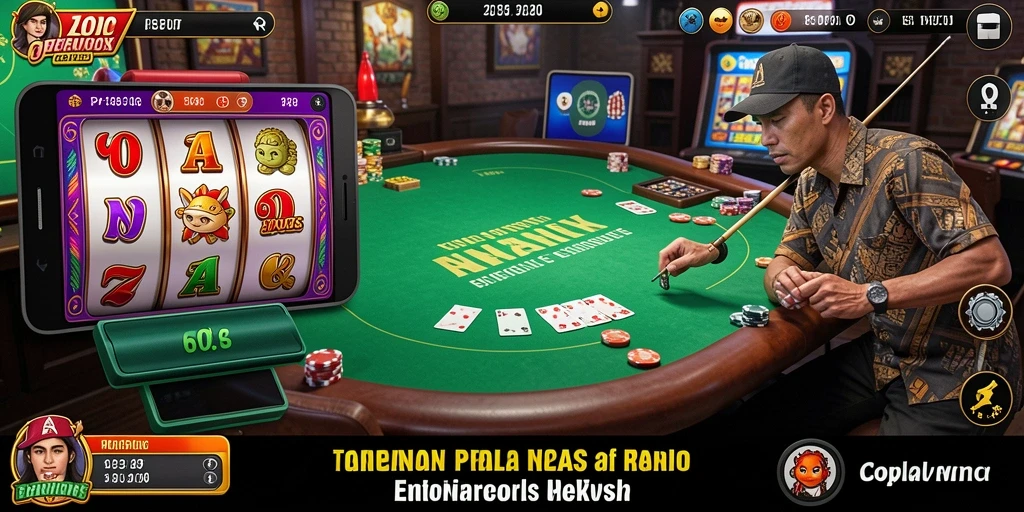 Tampilan permainan yang menawan dengan grafik berkualitas tinggi.