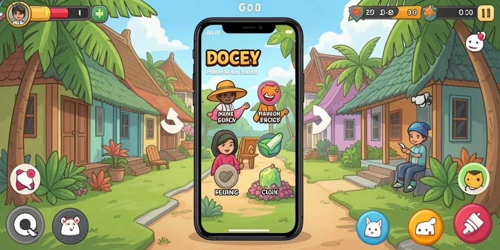 Tampilan antarmuka utama game LI789.
