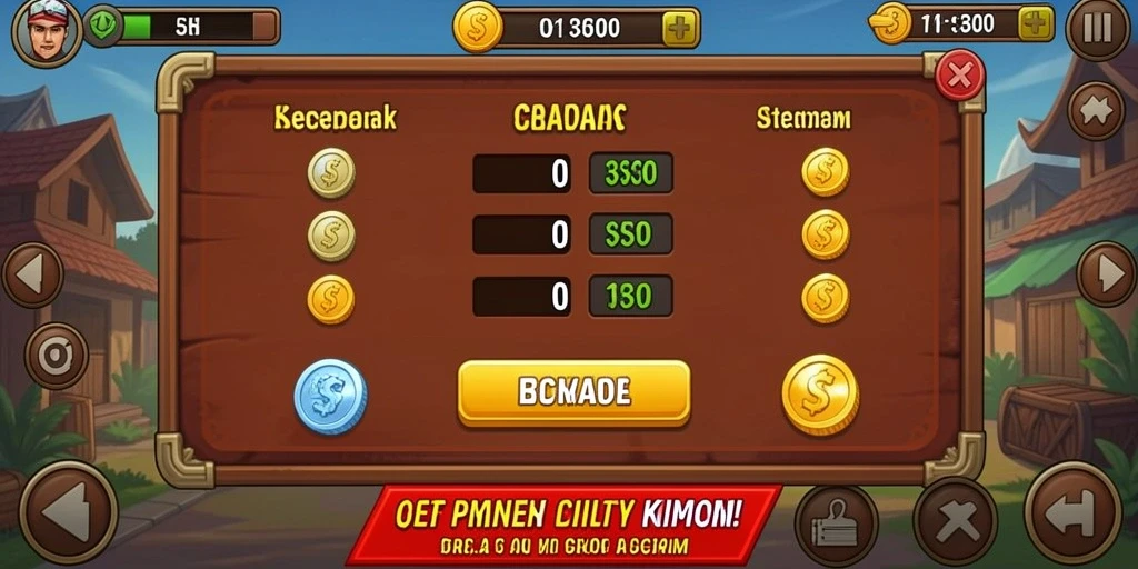 Screenshot menunjukkan tampilan menu utama SUPERWIN777 yang menarik.