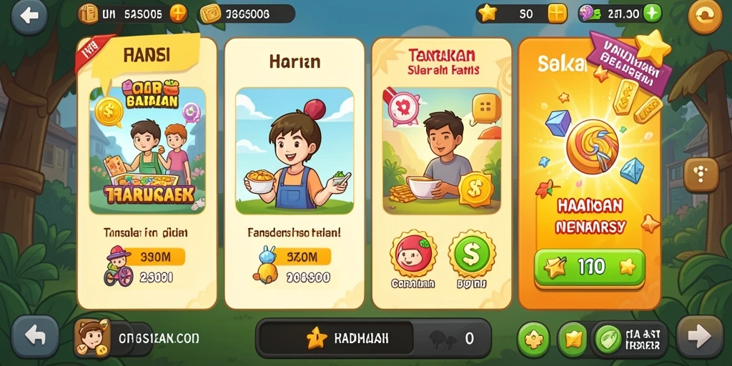 Tampilan antarmuka yang modern dan menarik.